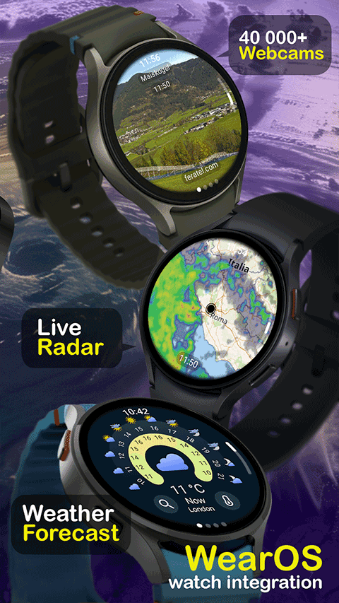 Ventusky风雨气温图