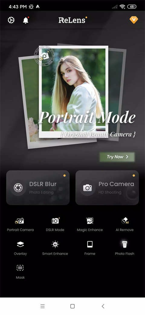 ReLens大光圈虚化单反相机